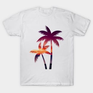 Sunset palm tree T-Shirt